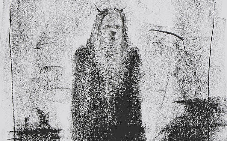 Imagen principal - Goya y Hellboy, frente a frente en los dibujos de Levallois