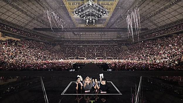 Blackpink en el Sant Jordi en una imagen facilitada por el management de la banda dos días después del concierto