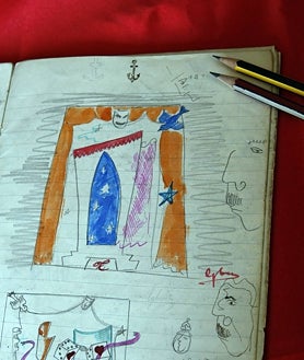 Imagen secundaria 2 - Cuadernos y anotaciones de Berlanga