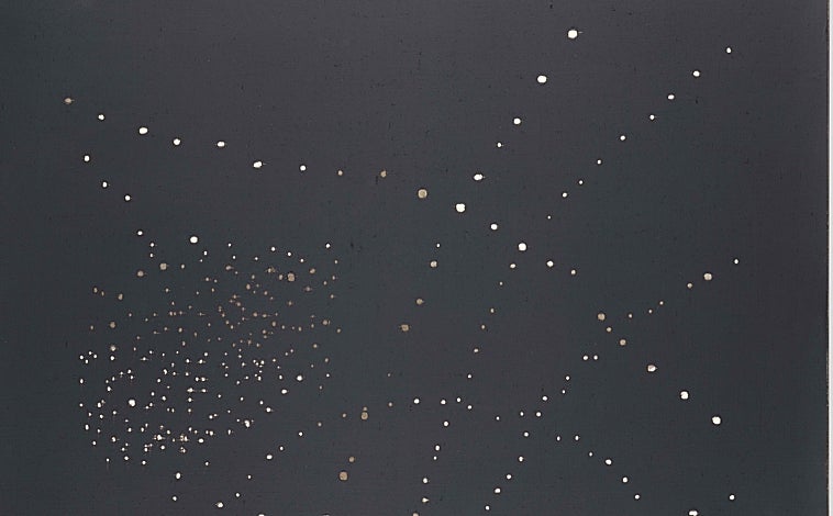 Imagen principal - Algunas de las obras de Lucio FOntana de su exposición ahora en Málaga