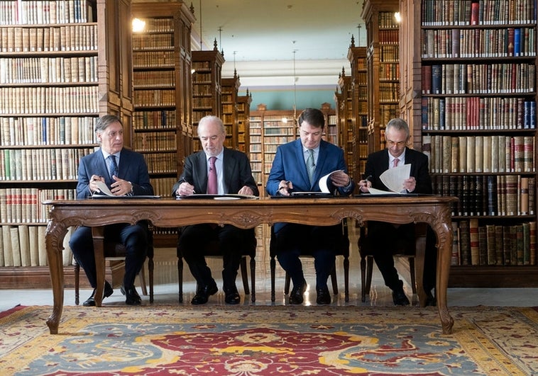 La RAE y la Universidad de Salamanca firman un convenio de colaboración para el desarrollo de proyectos lingüísticos