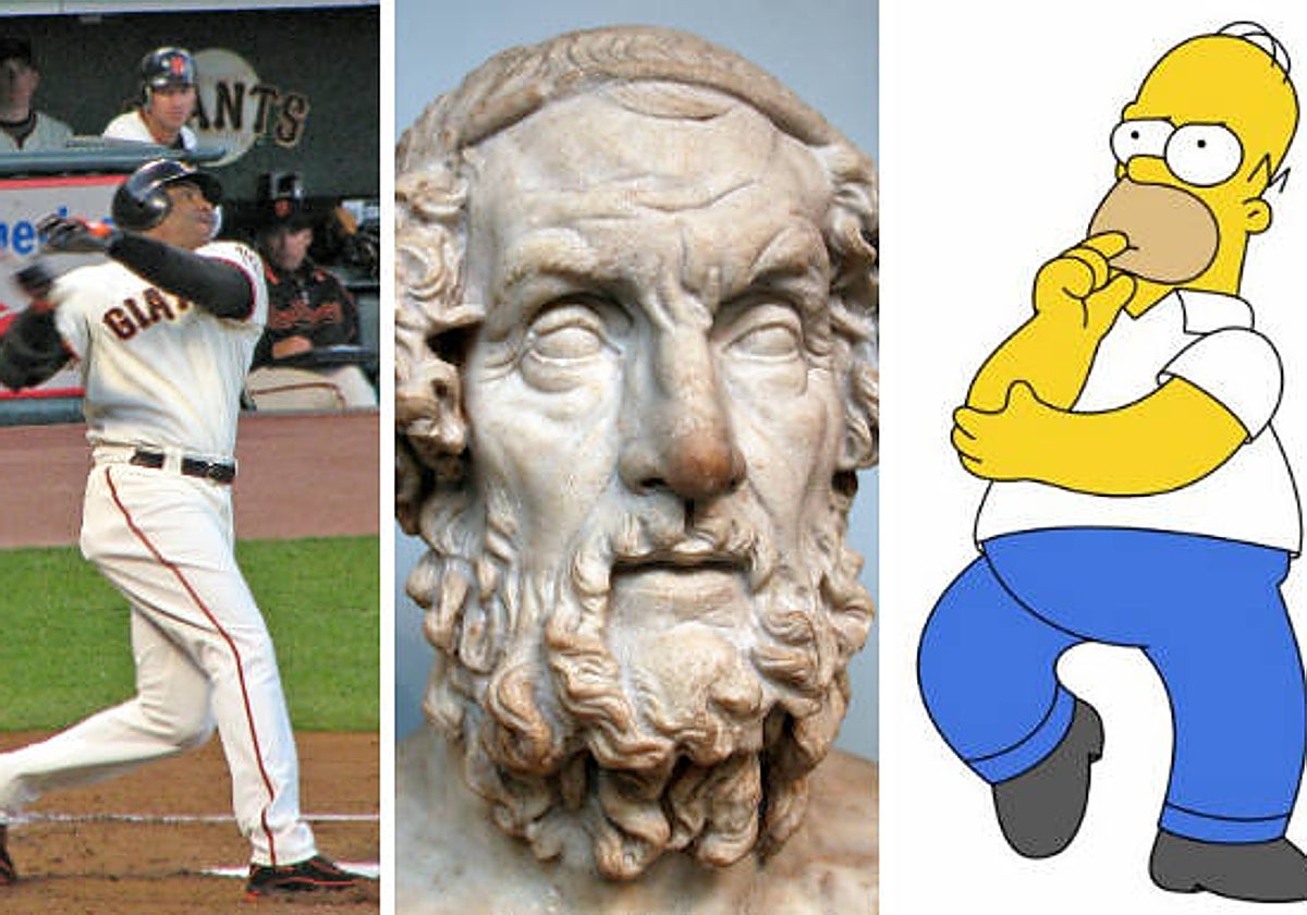 Una palabra, 'homer', con varias imágenes asociadas... salvo para el Diccionario de Cambridge