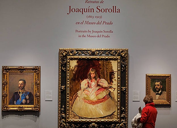Tres retratos de Sorolla incluidos en la exposición