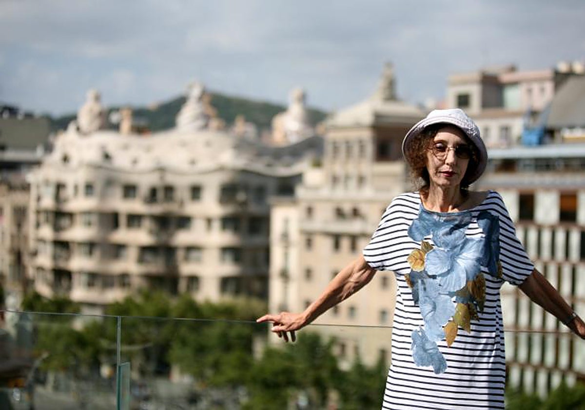 Joyce Carol Oates en una de sus visitas a Barcelona