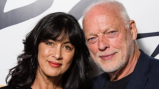 Polly Samson y David Gilmour