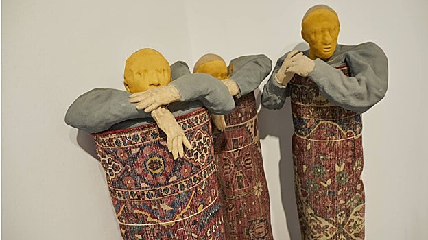'Pieza de alfombra III'. Detalle. Colección particular