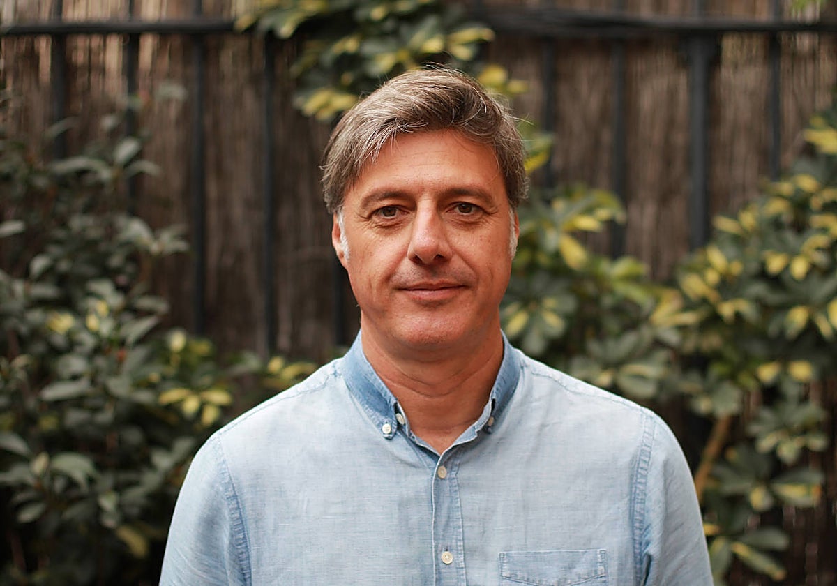 Andrés Barba, en la sede de la editorial Anagrama