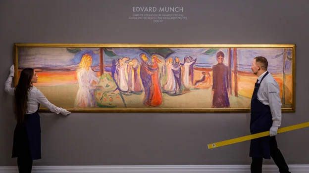 'Danza en la playa', de Munch