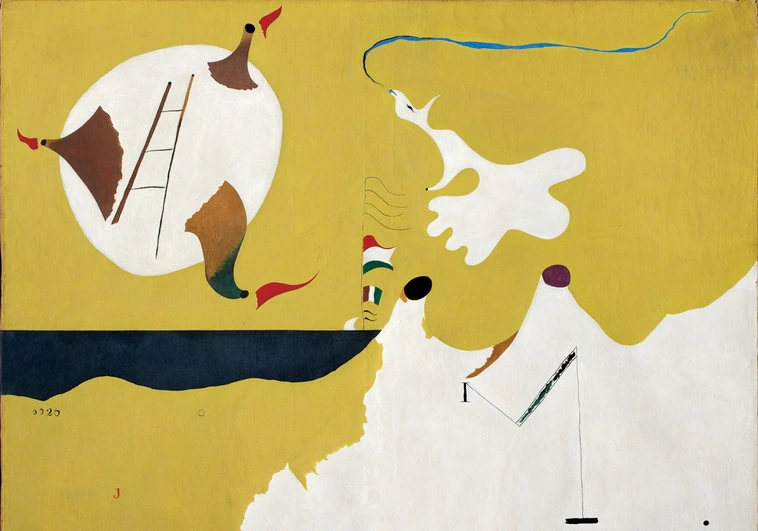 Desenrollar el hilo que lleva de un punto a otro en Joan Miró