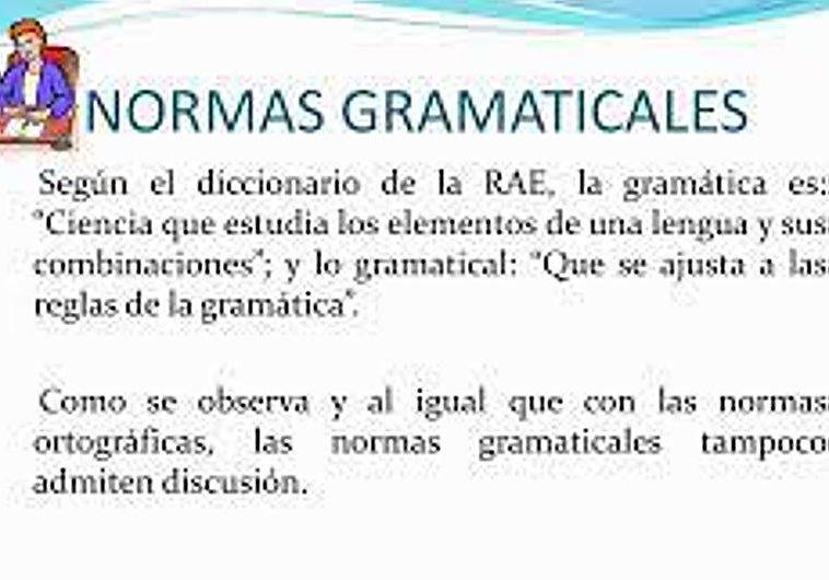 La gramática es facha