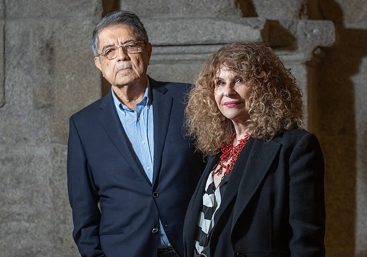 Sergio Ramírez y Gioconda Belli, retratados en el Museo del Prado, donde conversaron con ABC