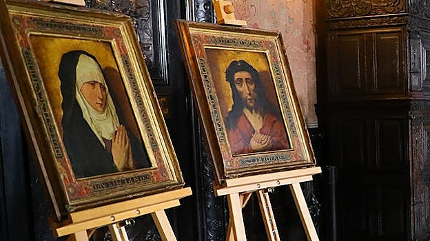 El díptico llegó a Pontevedra en 1994 y fue devuelto a finales de enero. Desde hoy se exhibe en Poznan