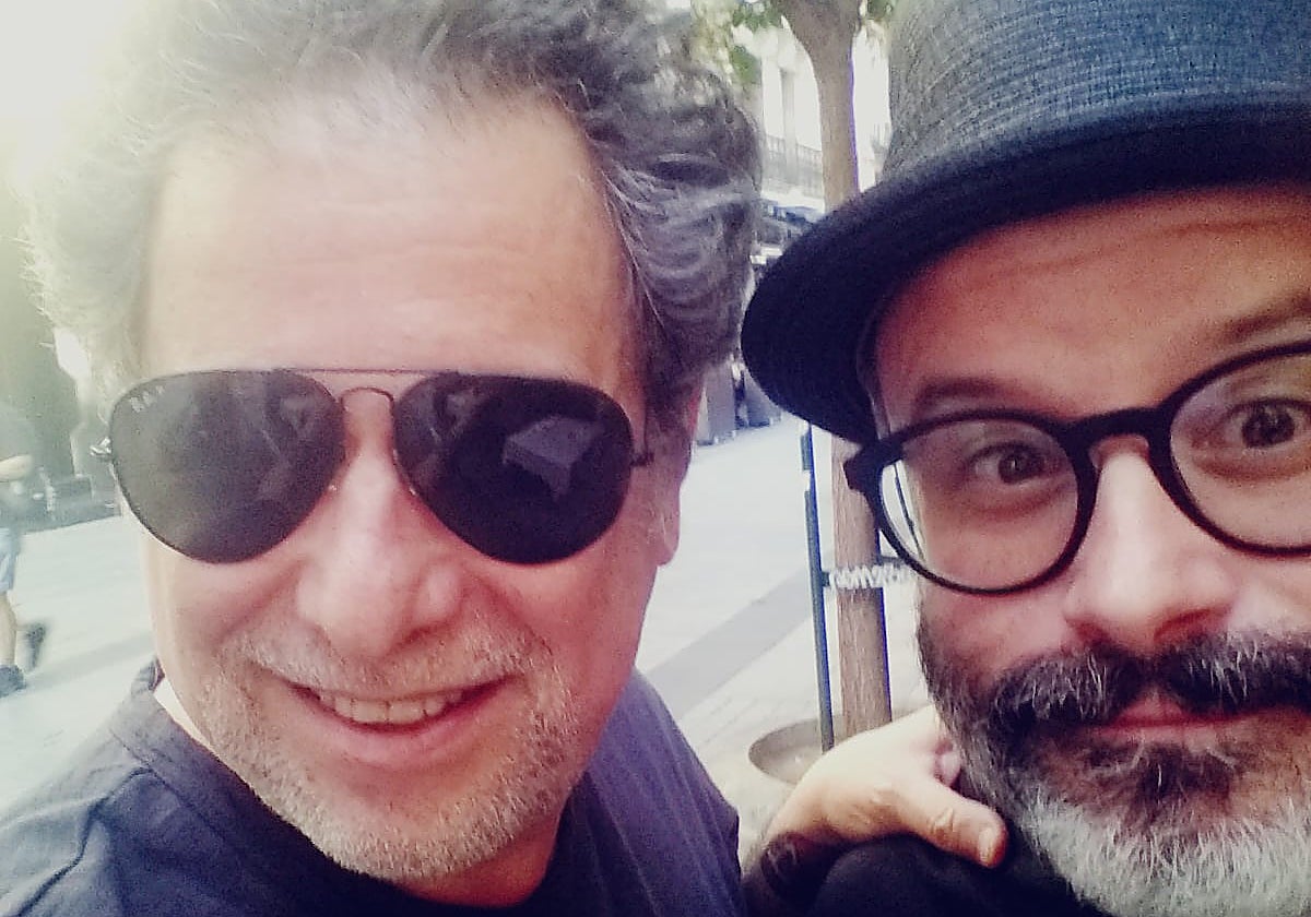 Andrés Calamaro, con Edu Galán