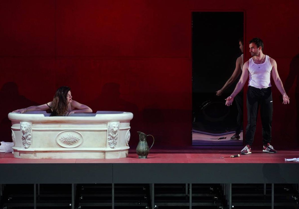 Una escena de 'La violación de Lucrecia'