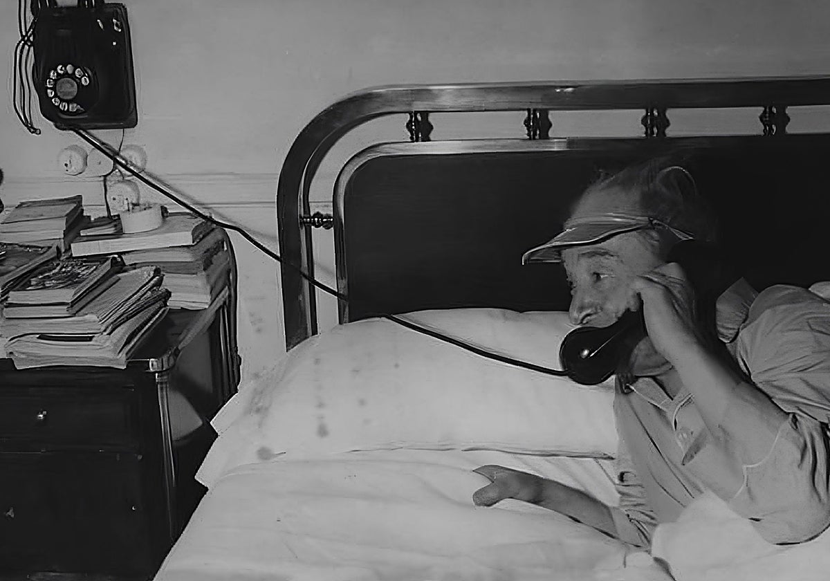 Camba en una habitación del Palace donde vivía