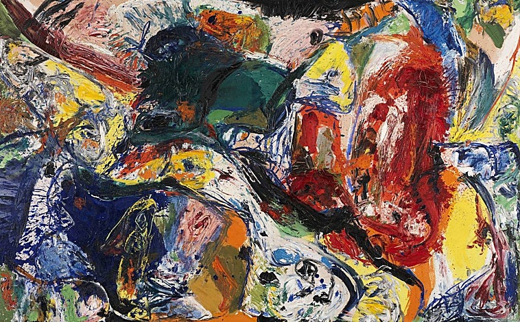 Imagen principal - Sobre estas líneas, 'Elskovskampen. Cherchez la femme', de 1954, y 'Blomsterspiseren', de 1939. Arriba, 'Dead Drunk Danes' (1960)  