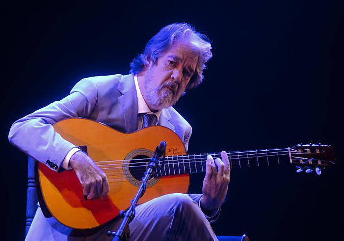 afael Riqueni, en la Bienal de Flamenco de Sevilla el año pasado