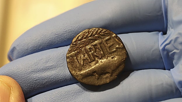 La moneda de Camo retocada para simular que era de Tartessos