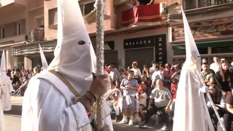 La procesión de Jesús el Cautivo pone el broche de oro al Lunes Santo de Málaga