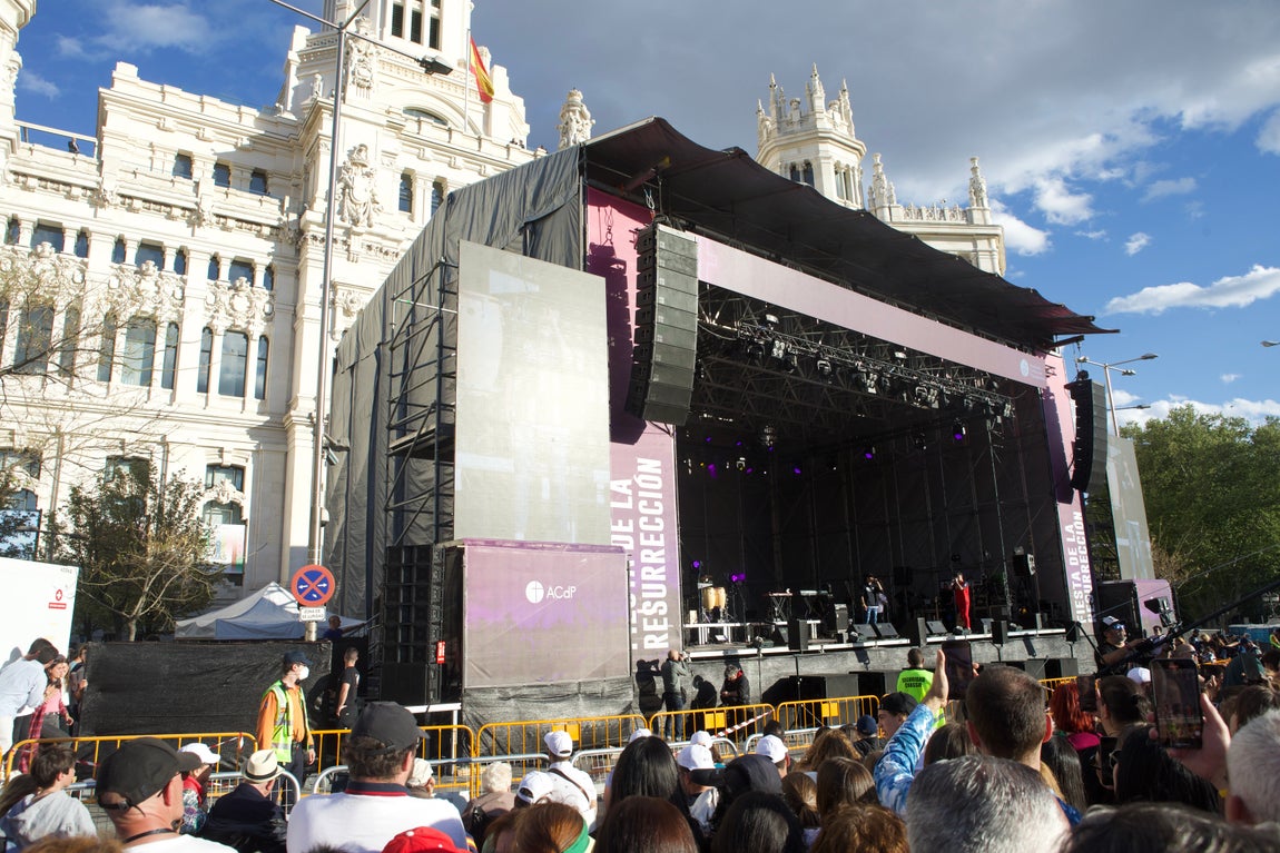 El concierto de Resurrección de Cibeles en imágenes