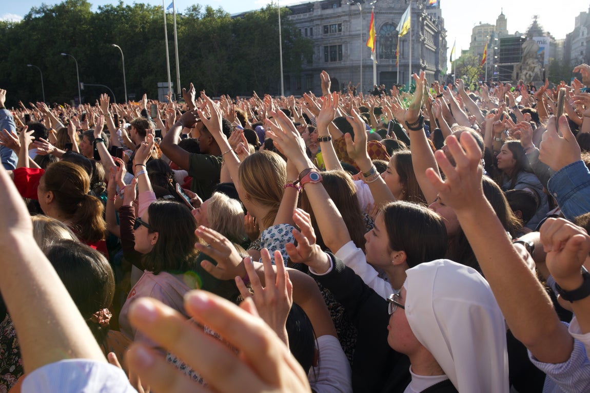 El concierto de Resurrección de Cibeles en imágenes