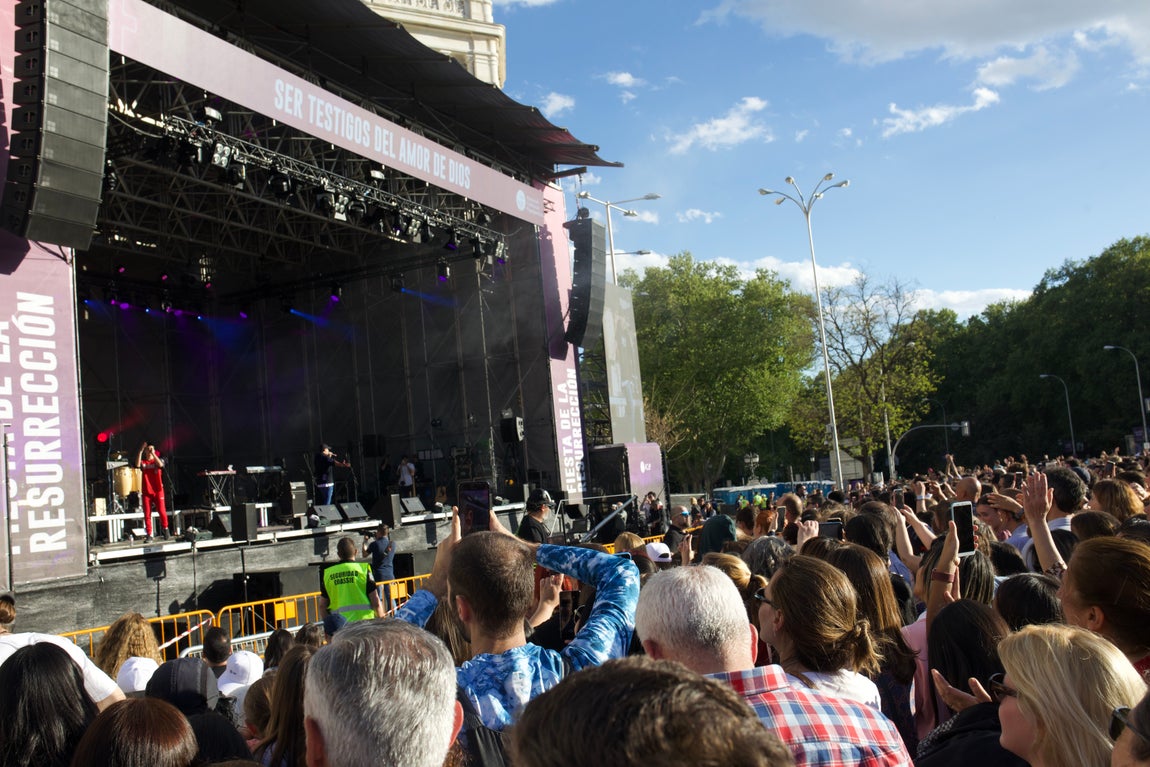 El concierto de Resurrección de Cibeles en imágenes