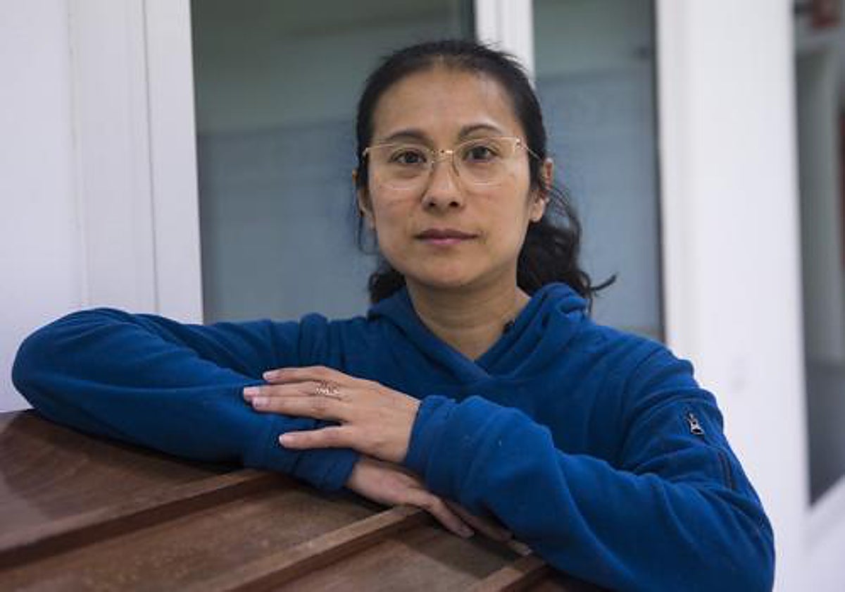 Sandra Gamarra fotografiada en 2019 en la Casa de ABC