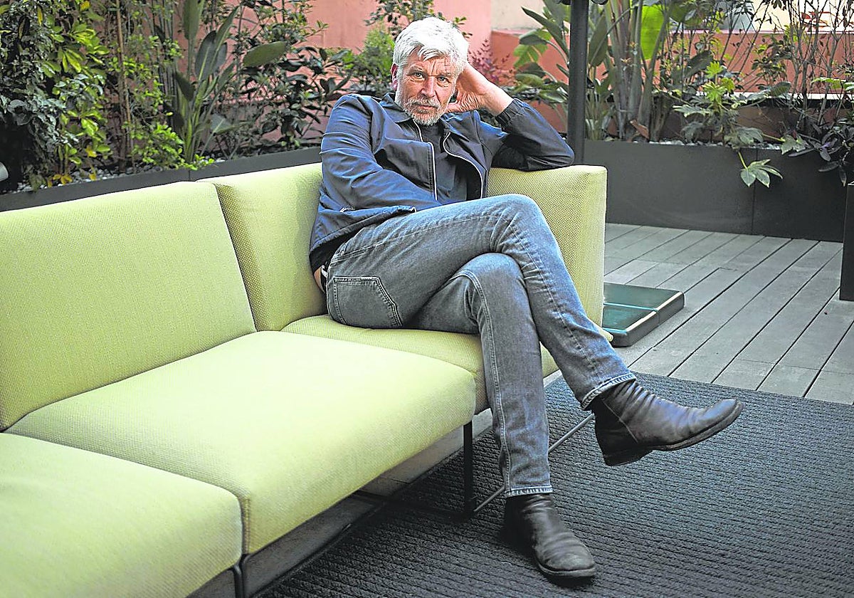 Karl Ove Knausgård, fotografiado en la sede de la editorial Anagrama