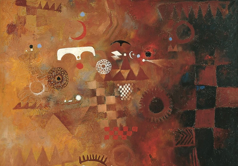 'Aborigen 3', de Manolo Millares