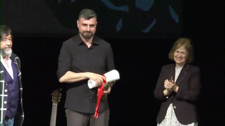 Marcos Méndez recibe en Ferrol el XIX premio José Couso de Libertad de Prensa