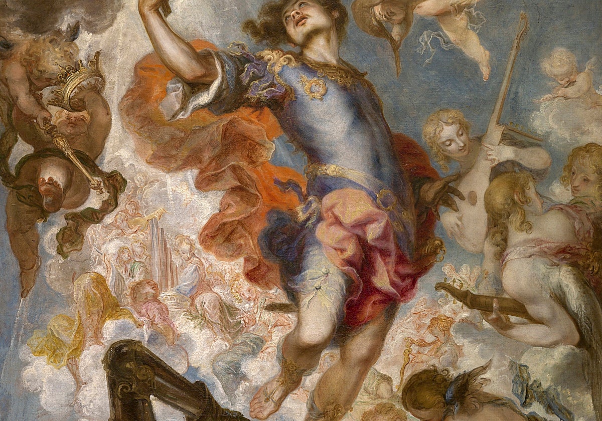Fragmento de 'El triunfo de san Hermenegildo'. Óleo sobre lienzo de 1654