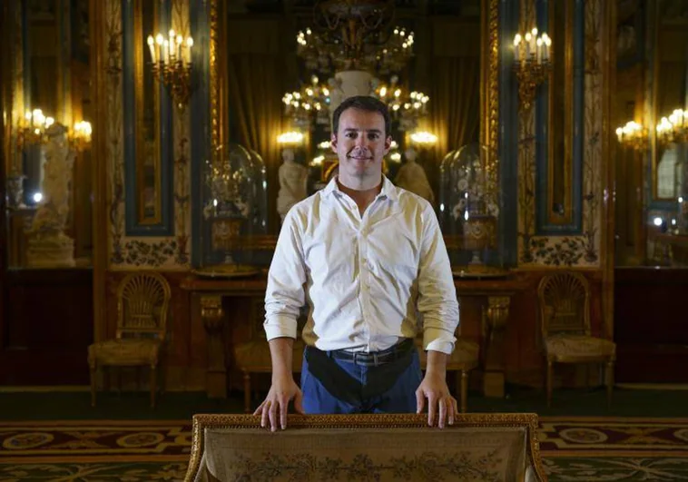 El músico Alejandro Marías, fotografiado en el Palacio Real en el año 2022.