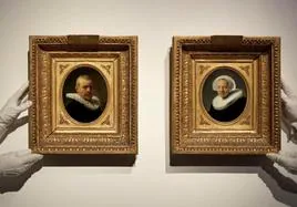 Descubren dos retratos de Rembrandt en una colección privada