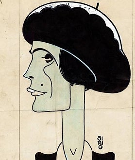 Imagen secundaria 2 - Arriba, Francisco Ugalde. 'La capital del arte escénico'. Don Manuel y Don Antonio Machado, autores de 'Mi prima Fernanda', comedia estrenada en el teatro Victoria. ABC, número 8.849, 7 de mayo de 1931. Sobre estas líneas, a la izquierda, Ras (Eduardo Robles Piquer). 'Españoles en Caracas. Salvador Dalí', ABC, número 19.810, 17 de septiembre de 1969. A la derecha, Sirio (Sirio Abel García Hernández). 'Acotaciones de un oyente. Doña Victoria Kent', ABC, número 8.953, 30 de septiembre de 1931