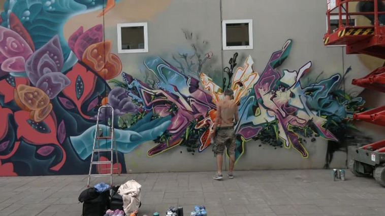 Los muros de Granada se llenan de arte