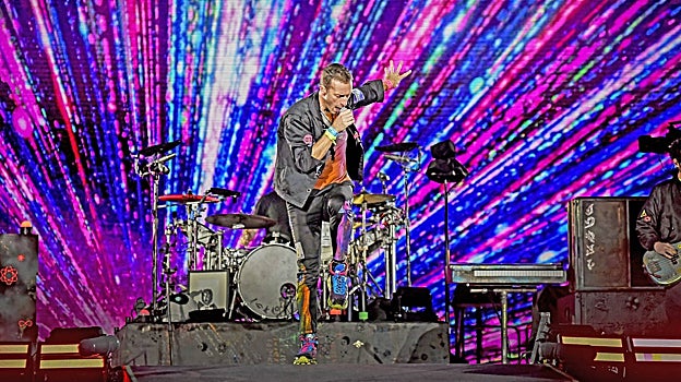 Chris Martin, durante el concierto