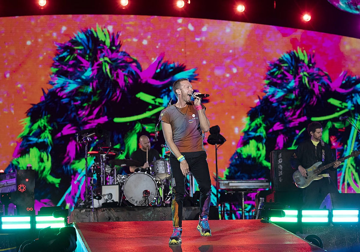 Las mejores imágenes del concierto de Coldplay en Barcelona