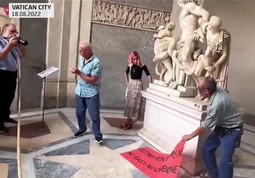 Activistas climáticos, condenados a pagar 28.000 euros al Vaticano por causar daños permanentes al Laocoonte