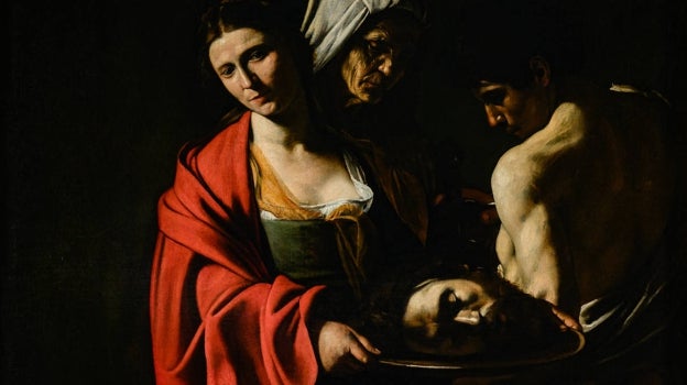 'Salomé con la cabeza del Bautista' de Caravaggio