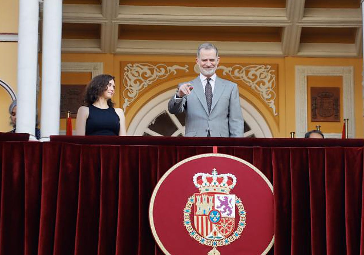Isabel Díaz Ayuso y Su Majestad el Rey