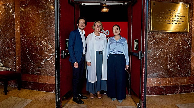 Luis Luque, Natalia Menéndez y Marta Rivera de la Cruz