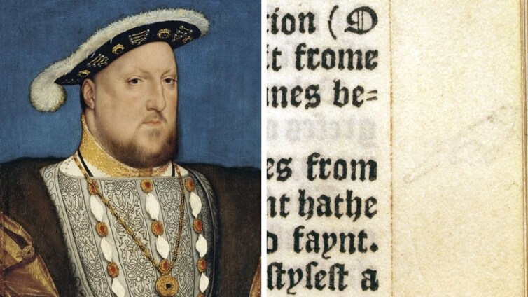 Las marcas hechas por Enrique VIII en libros de oraciones revelan que sufrió ansiedad en sus últimos años de vida