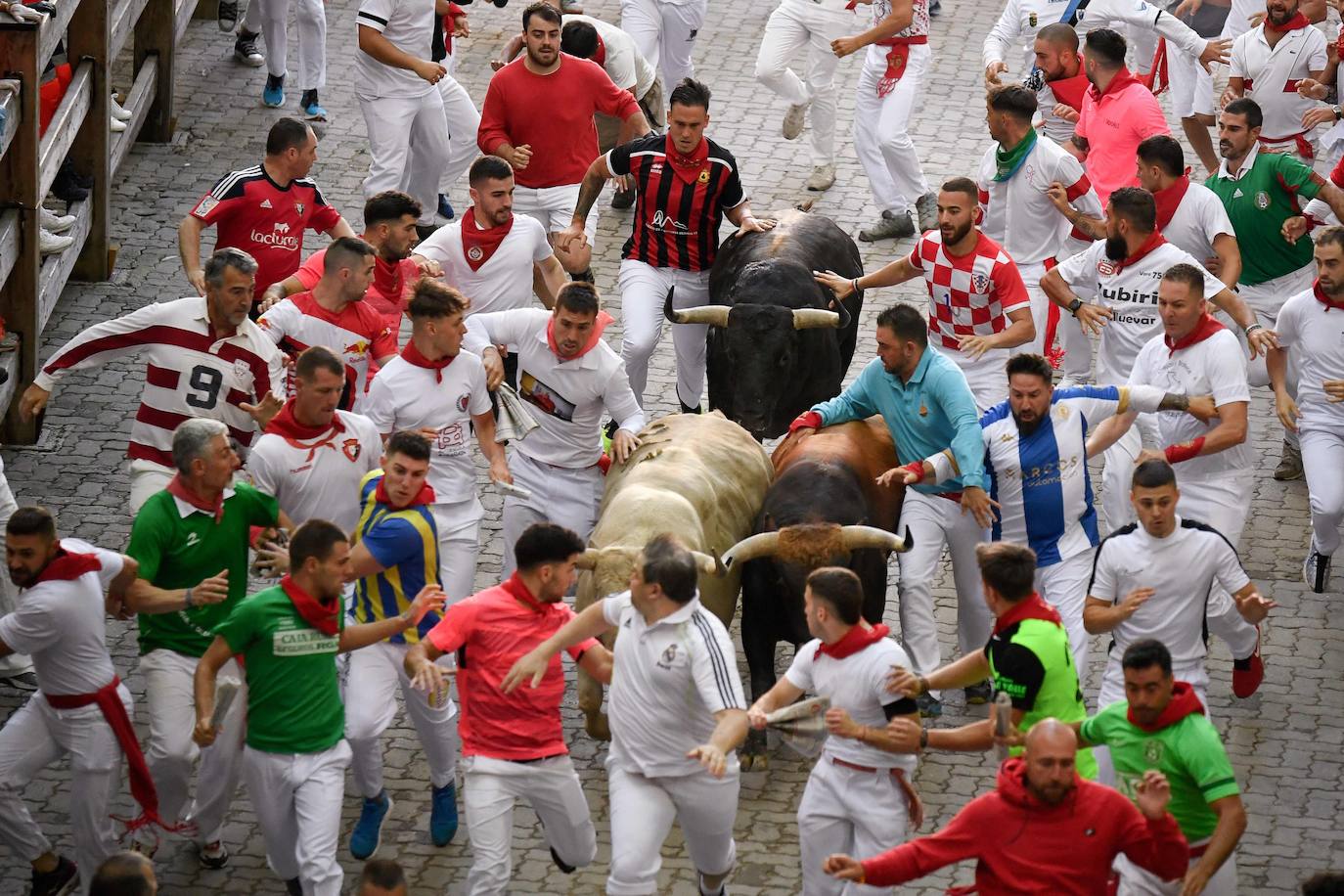 Cuarto encierro de Los Sanfermínes 2023 
