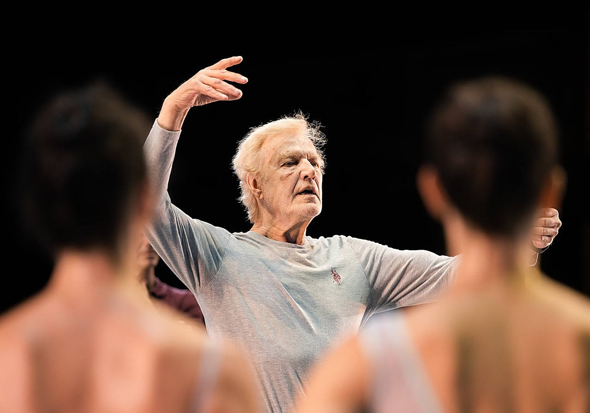 Peter Martins, durante un ensayo con la Compañía Nacional de Danza