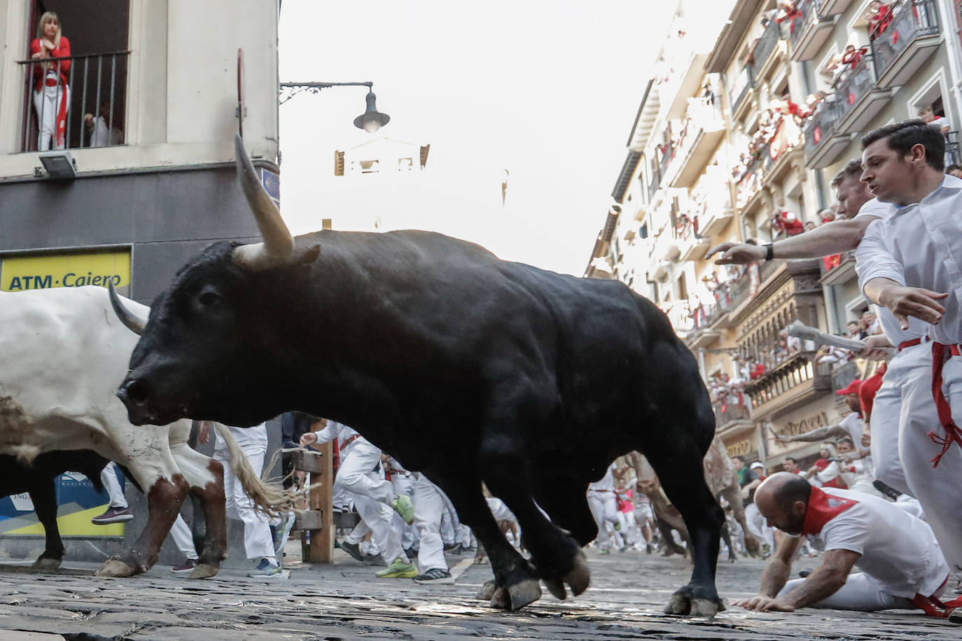 Uno de los  toros de la ganadería de Victoriano del Río 