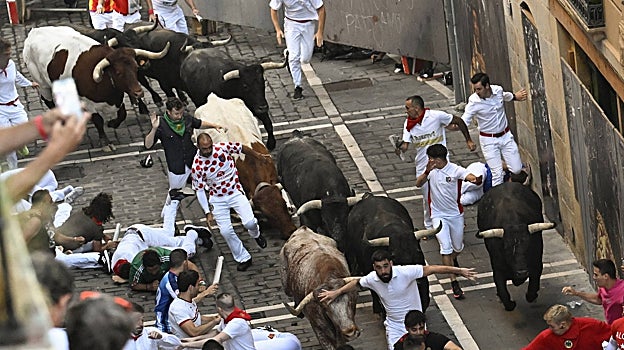 Los Miura han dejado numerosas caídas a su paso