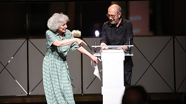 Marisa Paredes y Miguel Rellán