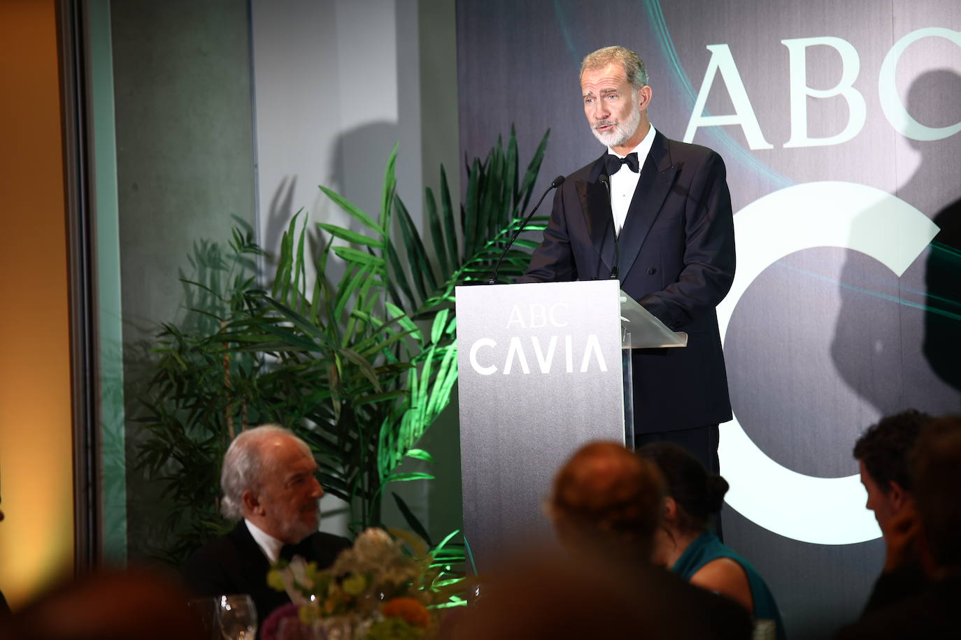 Don Felipe, en los premios Cavia 2023