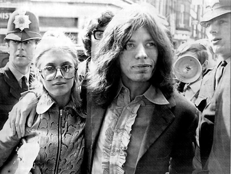 Con Marianne Faithfull