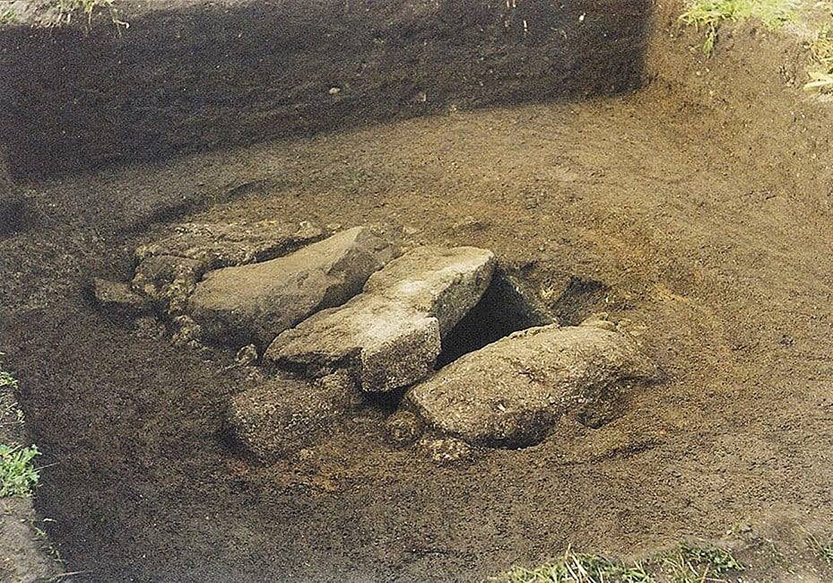 La tumba es conocida como el enterramiento de Bryher